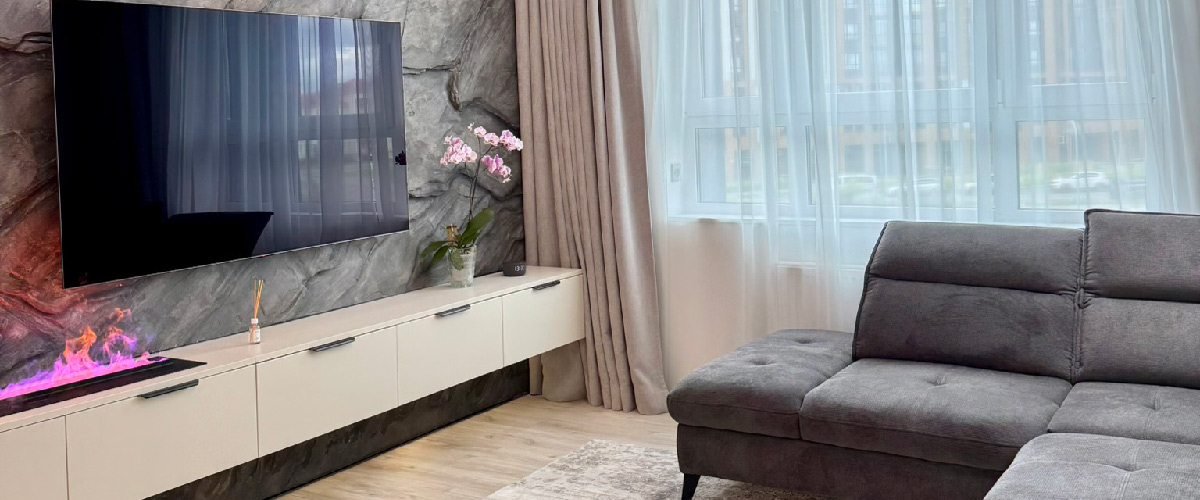 Дизайнерский ремонт в трехкомнатной квартире