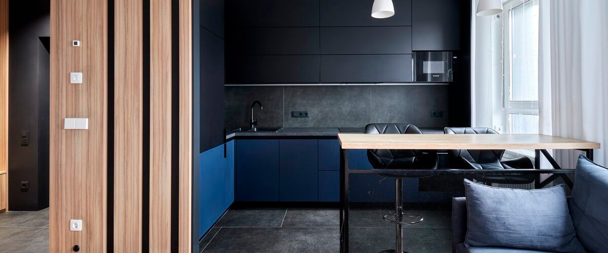 Дизайнерский ремонт в двухкомнатной квартире