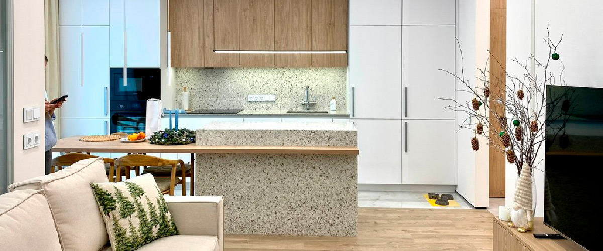 Дизайнерский ремонт в двухкомнатной квартире